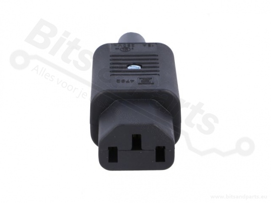Plug C13 female 230V AC / 10A for mounting on wire
